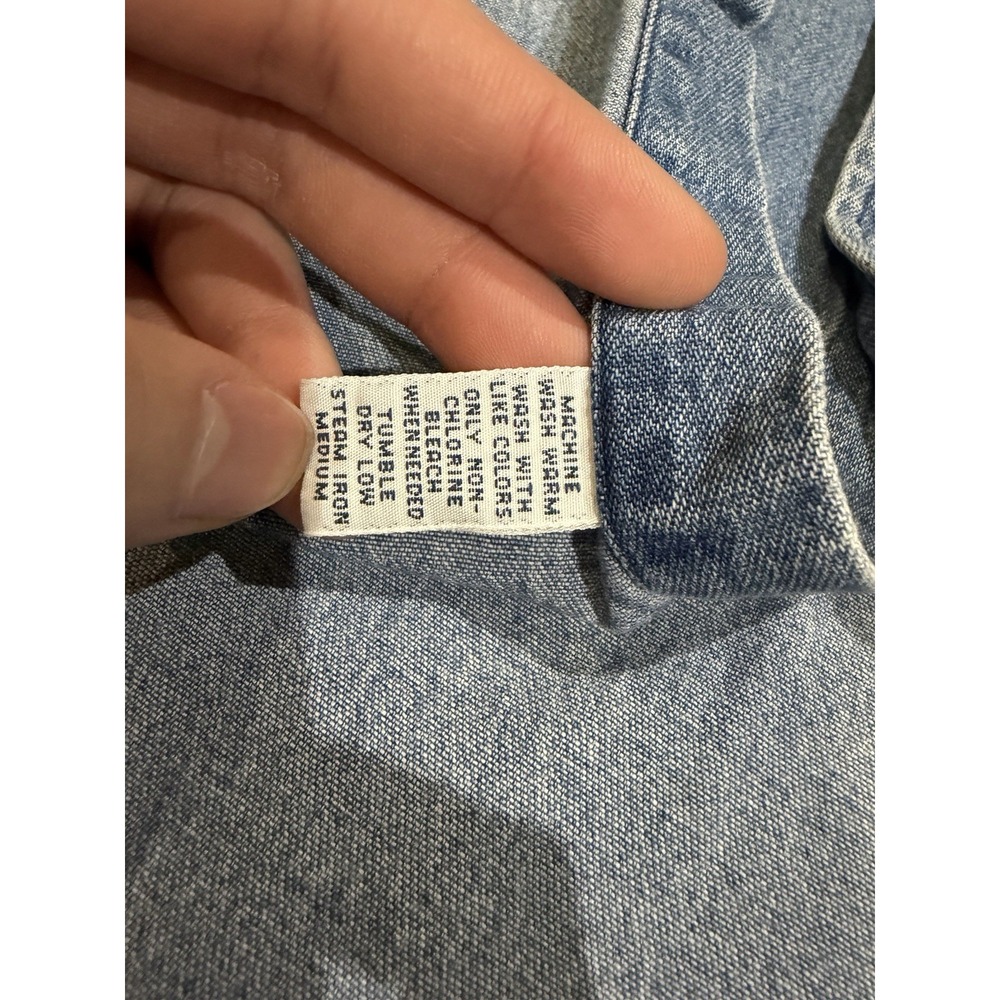 Polo by Ralph Lauren Light Denim Button-Down Shirt with Red Pony - Picture 9 of 10